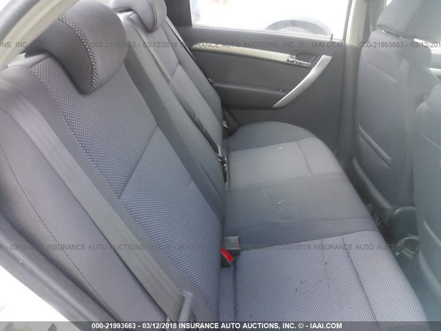 KL1TD5DE1BB204583 - 2011 CHEVROLET AVEO LS/LT 白色 照片 8