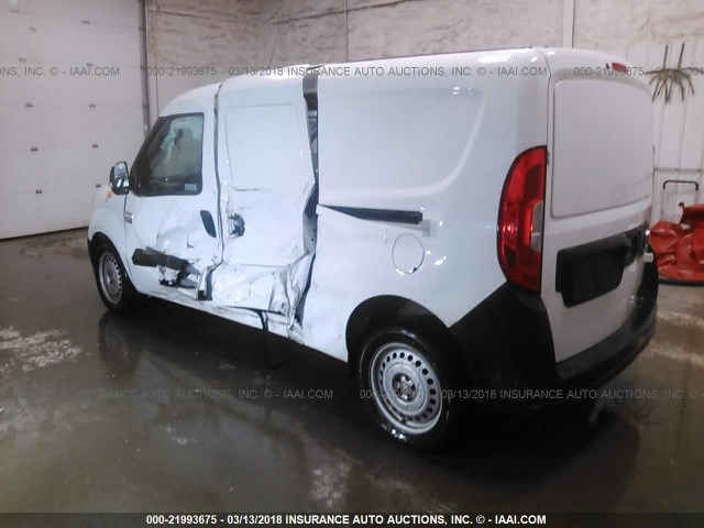 ZFBERFAB9H6H05134 - 2017 RAM PROMASTER CITY  WHITE photo 3