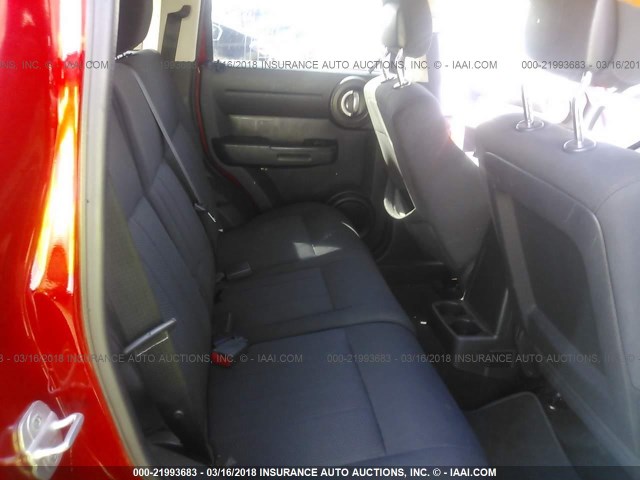 1D4PU4GK1BW546472 - 2011 DODGE NITRO HEAT RED photo 8