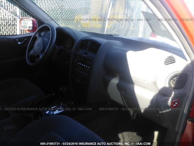 KM8SC13D23U506667 - 2003 HYUNDAI SANTA FE GLS/LX RED photo 5