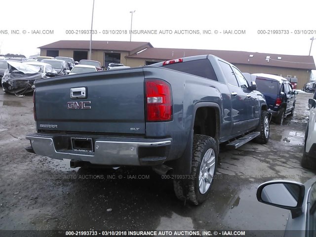 3GTU2VEC5EG460026 - 2014 GMC SIERRA K1500 SLT TEAL photo 4