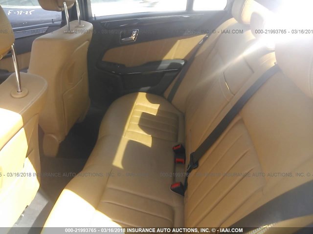 WDDHF7CB9AA032454 - 2010 MERCEDES-BENZ E 550 GRAY photo 8