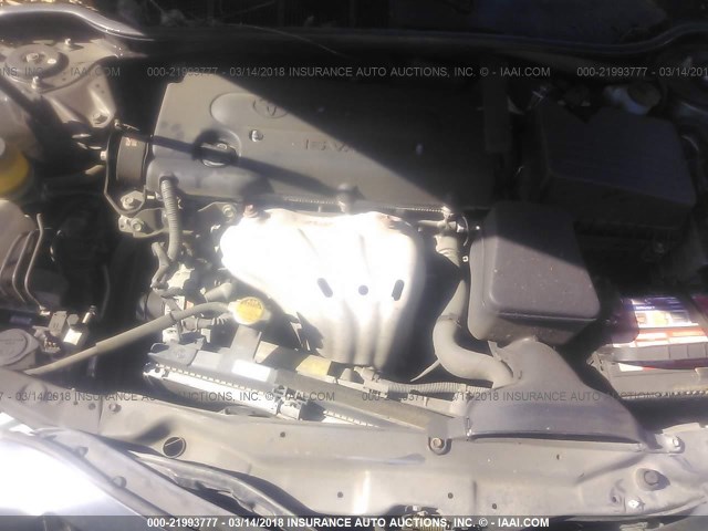 4T4BE46K48R045961 - 2008 TOYOTA CAMRY CE/LE/XLE/SE GRAY photo 10