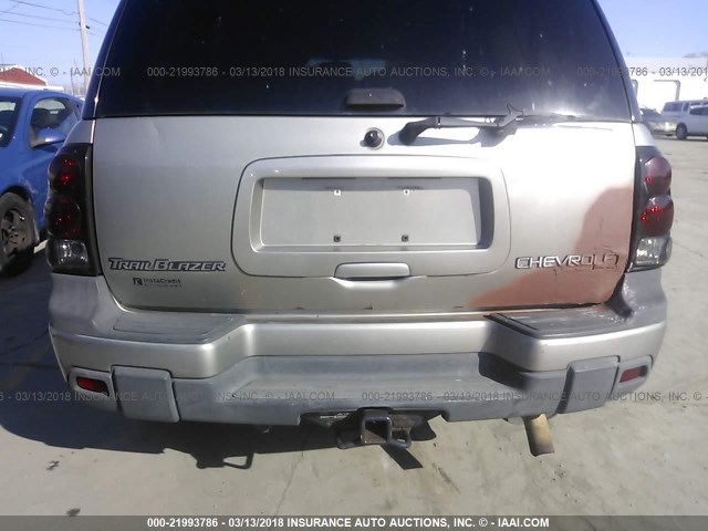 1GNET16S136109359 - 2003 CHEVROLET TRAILBLAZER EXT SILVER photo 6