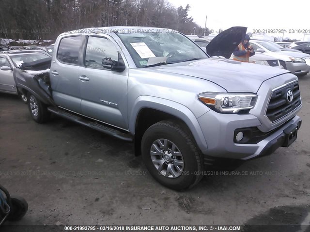 3TMDZ5BN6HM027127 - 2017 TOYOTA TACOMA DBL CAB/SR5/TRD SPORT/OR SILVER photo 1