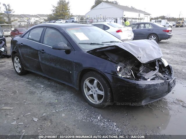 1G2ZG58N174125385 - 2007 PONTIAC G6 SE BLACK photo 1