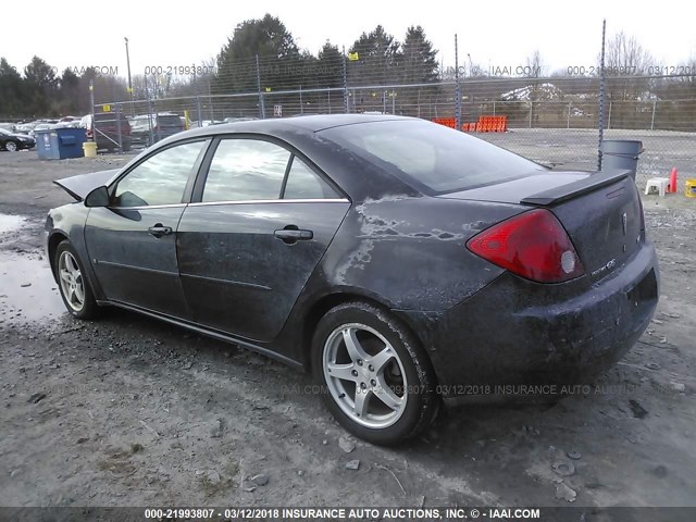 1G2ZG58N174125385 - 2007 PONTIAC G6 SE BLACK photo 3