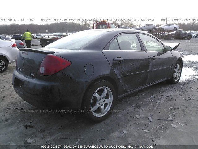 1G2ZG58N174125385 - 2007 PONTIAC G6 SE BLACK photo 4