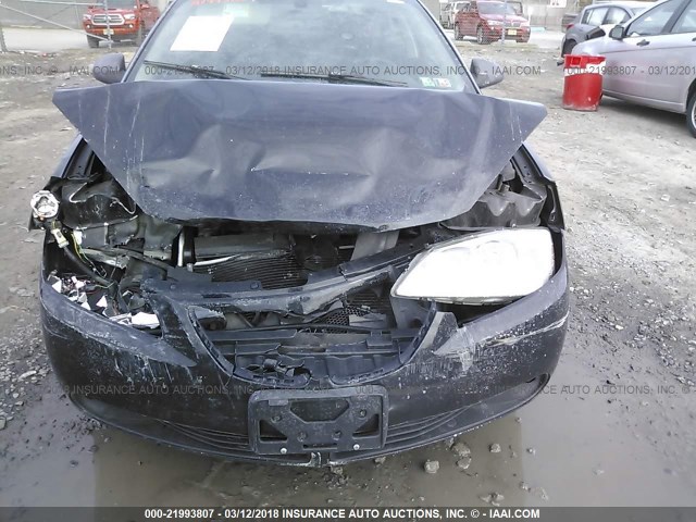 1G2ZG58N174125385 - 2007 PONTIAC G6 SE BLACK photo 6