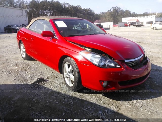 4T1FA38P75U056457 - 2005 TOYOTA CAMRY SOLARA SE/SLE წითელი ფოტო 1