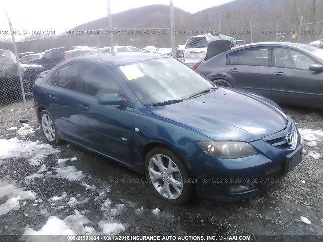 JM1BK323371713345 - 2007 MAZDA 3 S GREEN photo 1