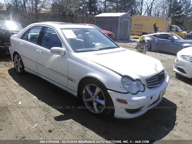 WDBRF52H76F746956 - 2006 MERCEDES-BENZ C GENERATION 2006 230 WHITE photo 1