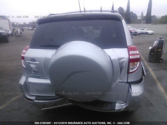 2T3YF4DV2BW094153 - 2011 TOYOTA RAV4 LIMITED SILVER photo 6