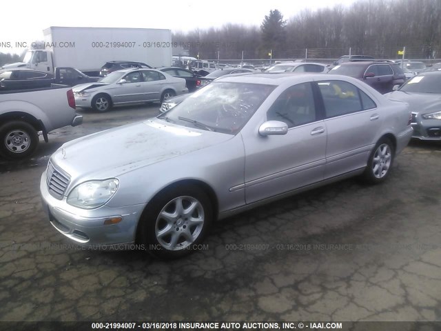 WDBNG83J43A365847 - 2003 MERCEDES-BENZ S 430 4MATIC SILVER photo 2