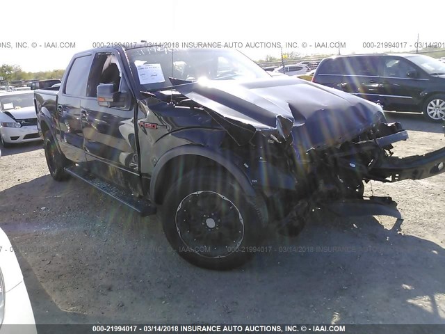 1FTFW1EF3DKG03062 - 2013 FORD F150 SUPERCREW BLACK photo 1