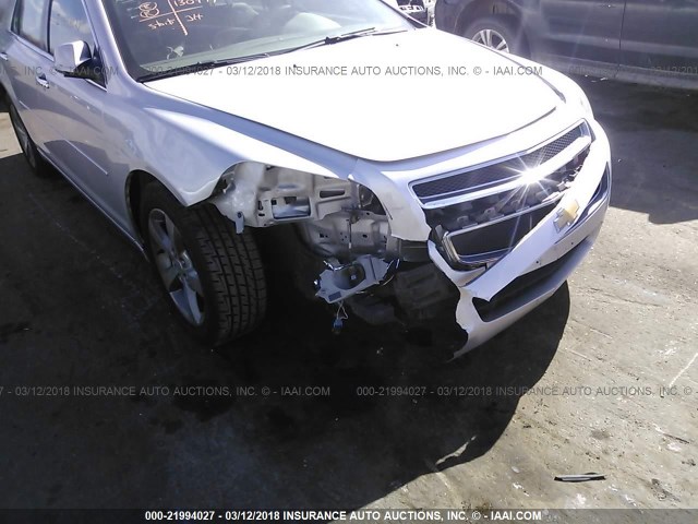 1G1ZC5E07CF388195 - 2012 CHEVROLET MALIBU 1LT 银色 照片 6