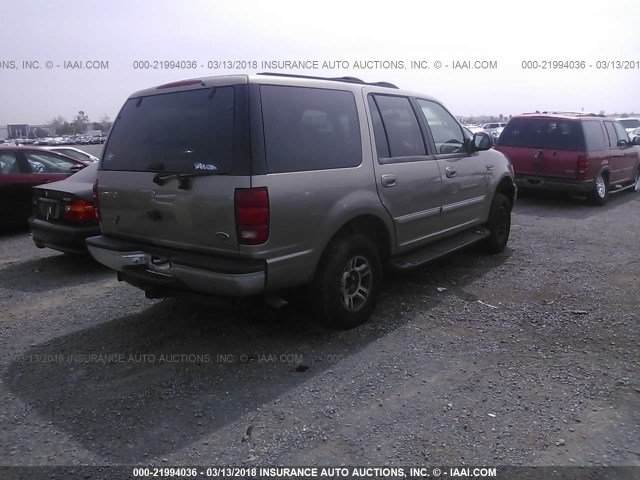 1FMPU16L42LA96187 - 2002 FORD EXPEDITION XLT 金色 照片 4
