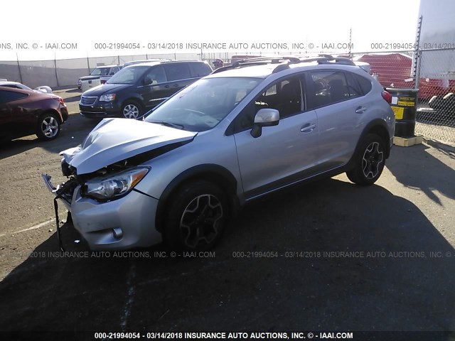 JF2GPAKC4E8293418 - 2014 SUBARU XV CROSSTREK 2.0 LIMITED SILVER photo 2