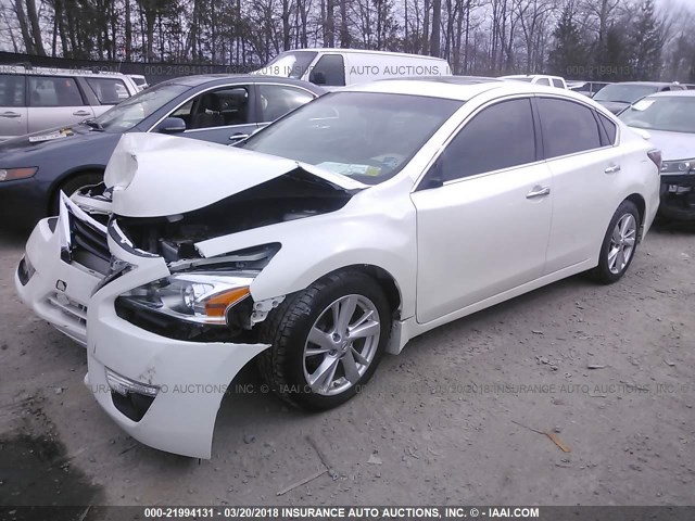 1N4AL3APXFC160649 - 2015 NISSAN ALTIMA 2.5/S/SV/SL WHITE photo 2