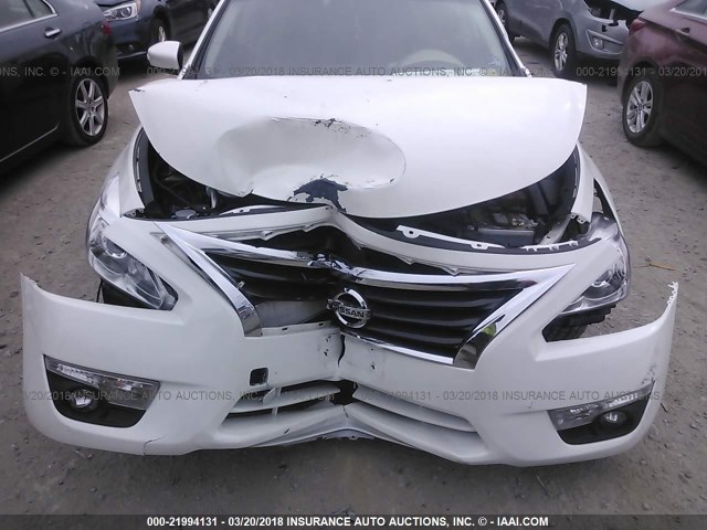 1N4AL3APXFC160649 - 2015 NISSAN ALTIMA 2.5/S/SV/SL WHITE photo 6