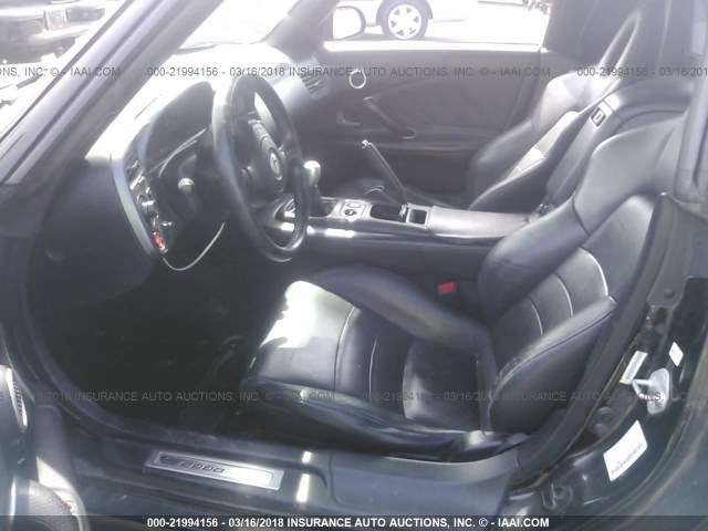 JHMAP11483T003172 - 2003 HONDA S2000 BLACK photo 8