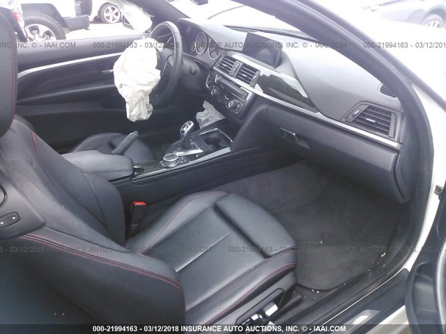 WBA3N7C50GK226386 - 2016 BMW 428 I WHITE photo 5