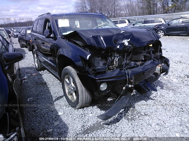 1J8HR58297C539262 - 2007 JEEP GRAND CHEROKEE LIMITED BLACK photo 1