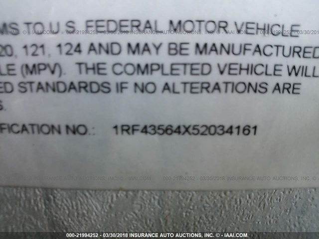 1RF43564X52034161 - 2005 ROADMASTER RAIL MONOCOQUE Qəhvəyi foto 9