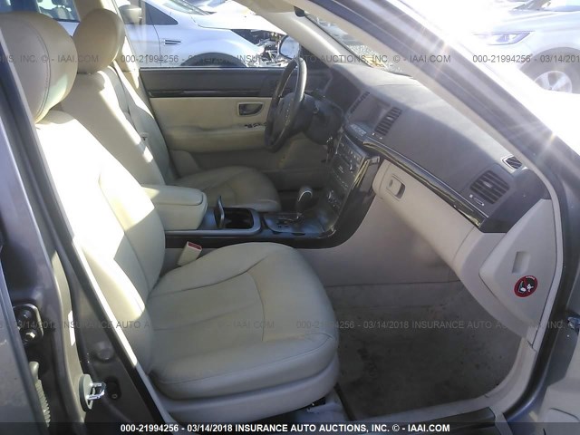 KNALD125875121613 - 2007 KIA AMANTI TAN photo 5