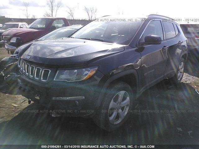 3C4NJDBBXJT143003 - 2018 JEEP COMPASS LATITUDE 黑色 照片 2