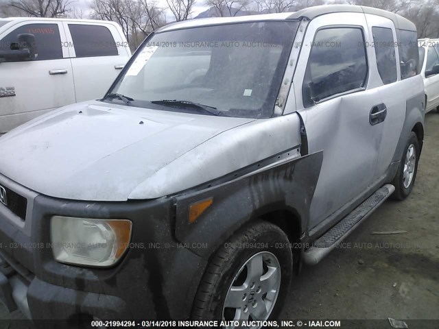 5J6YH28594L025792 - 2004 HONDA ELEMENT EX SILVER photo 6