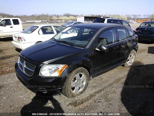 1B3HB48A69D148159 - 2009 DODGE CALIBER SXT BLACK photo 2