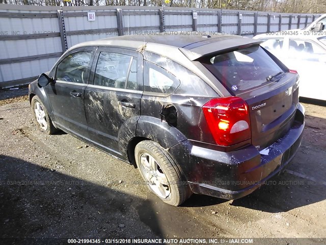 1B3HB48A69D148159 - 2009 DODGE CALIBER SXT BLACK photo 3