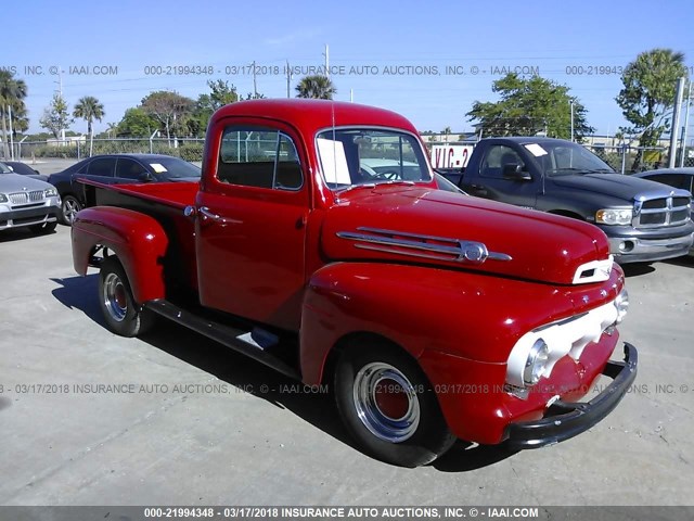 F142CS1941 - 1952 FORD PICKUP RED photo 1