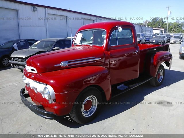 F142CS1941 - 1952 FORD PICKUP RED photo 2
