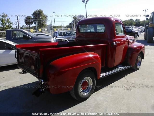 F142CS1941 - 1952 FORD PICKUP RED photo 4