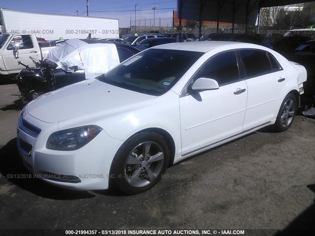 1G1ZC5EU7CF268819 - 2012 CHEVROLET MALIBU 1LT 白色 照片 2