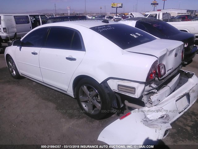 1G1ZC5EU7CF268819 - 2012 CHEVROLET MALIBU 1LT 白色 照片 3