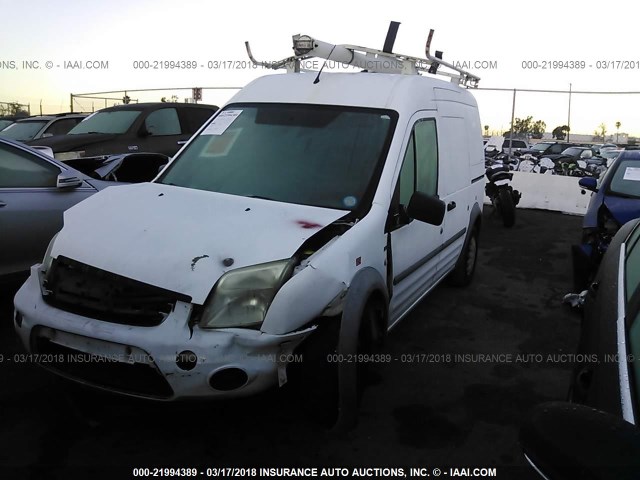 NM0LS7BN1BT048999 - 2011 FORD TRANSIT CONNECT XLT WHITE photo 2