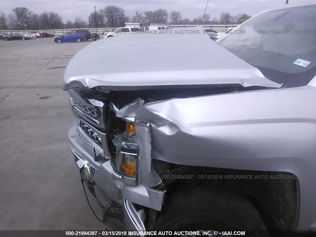 1GCRCREH5EZ231139 - 2014 CHEVROLET SILVERADO C1500 LT SILVER photo 6