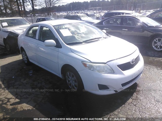 JTDBL40E59J011103 - 2009 TOYOTA COROLLA LE/XLE WHITE photo 1
