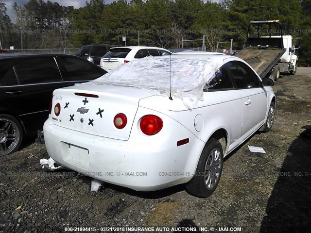 1G1AK15F567662652 - 2006 CHEVROLET COBALT LS WHITE photo 6