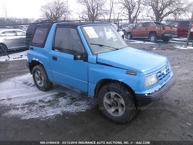 2CNBJ18U9M6940048 - 1991 GEO TRACKER BLUE photo 1