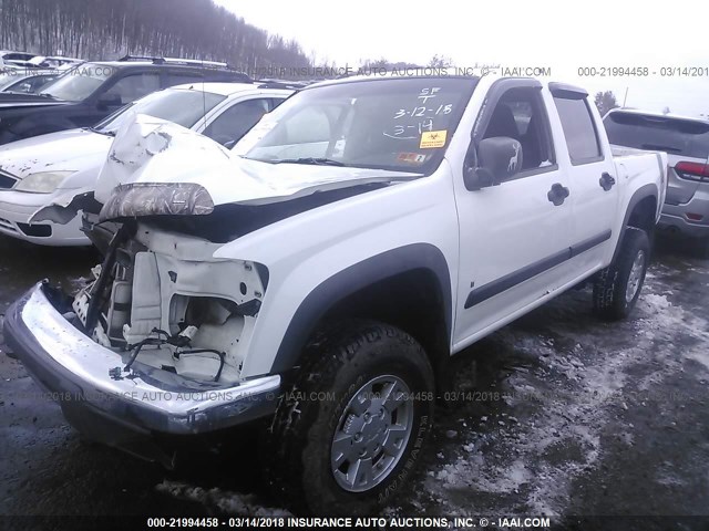 1GCDT13E088163671 - 2008 CHEVROLET COLORADO WHITE photo 2