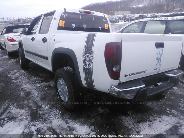 1GCDT13E088163671 - 2008 CHEVROLET COLORADO WHITE photo 3