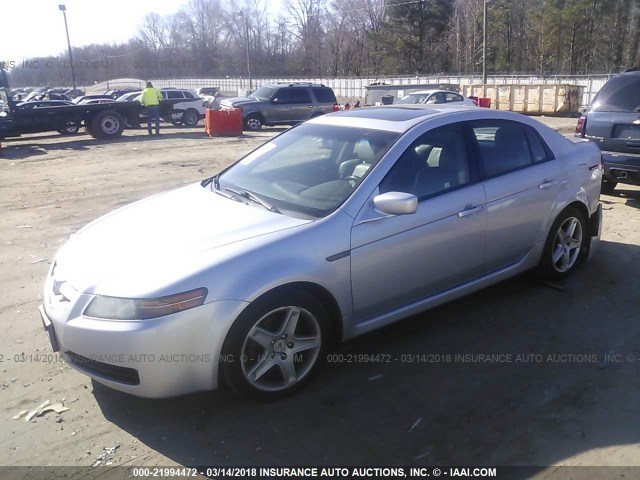 19UUA66214A040373 - 2004 ACURA TL SILVER photo 2