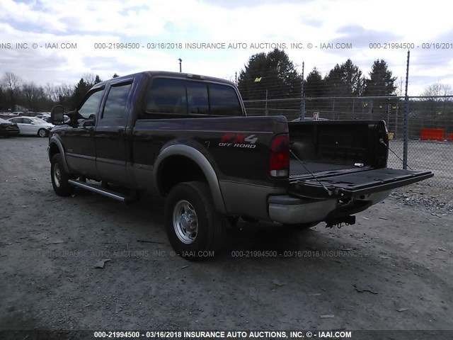 1FTSW31P14EC71159 - 2004 FORD F350 SRW SUPER DUTY BURGUNDY photo 3