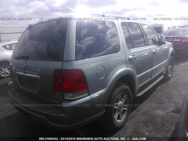 5LMEU88H15ZJ22302 - 2005 LINCOLN AVIATOR 绿色 照片 4