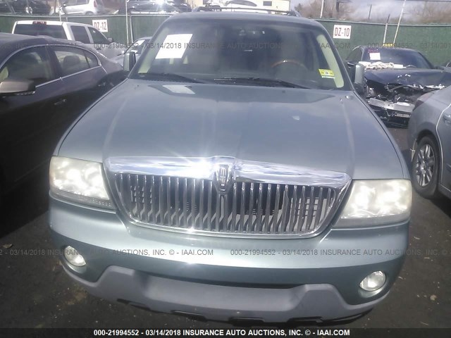 5LMEU88H15ZJ22302 - 2005 LINCOLN AVIATOR 绿色 照片 6