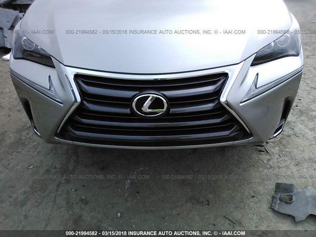 JTJBARBZ8H2145516 - 2017 LEXUS NX 200T/BASE/F SPORT GRAY photo 6